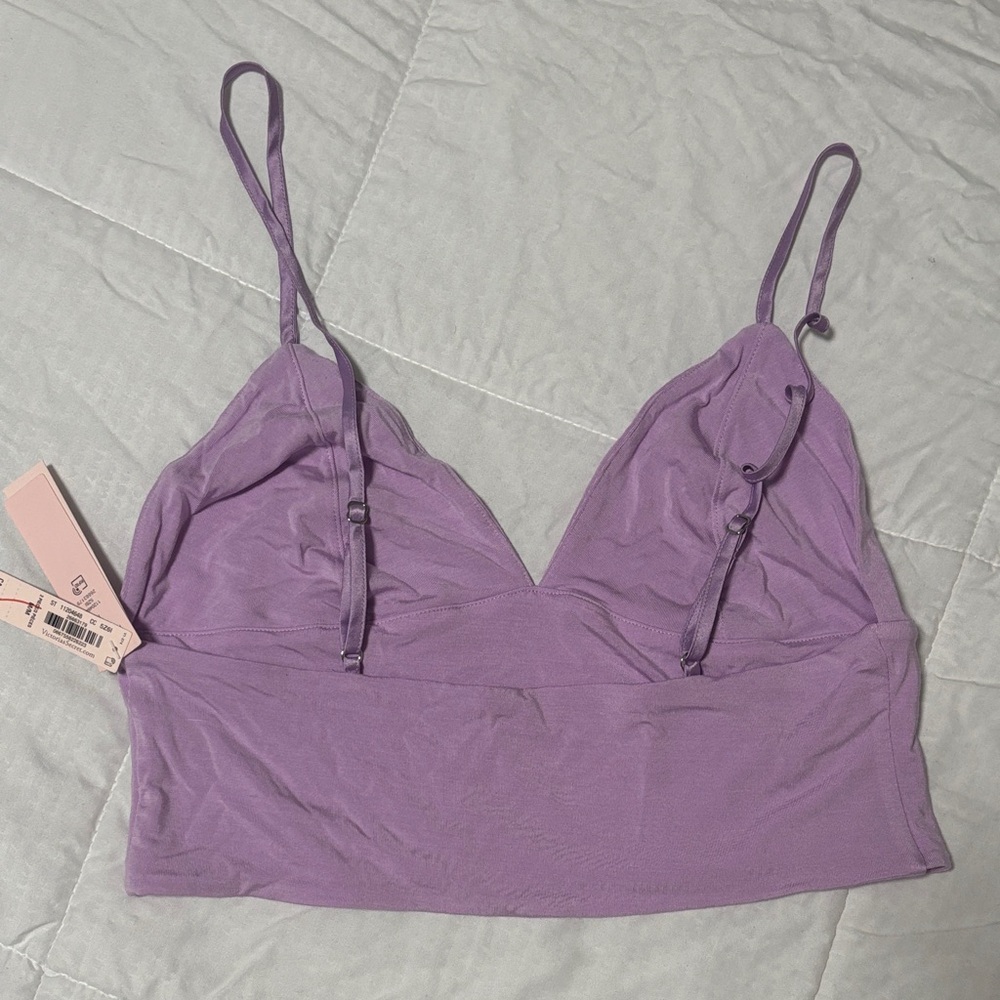 Victoria's Secret Lavender Striped Pajama Set - Picture 5 of 5